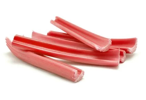 Red rhubarb Stock Photos