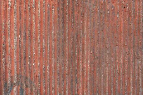 Red ribbed with concrete texture Stock Photos