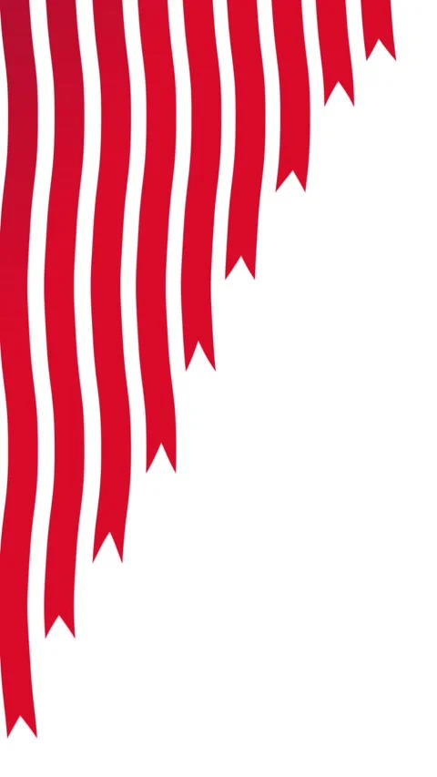 Red ribbon animation Stock Footage 308233004