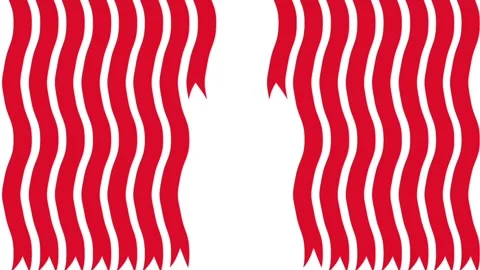 Red ribbon background animation Stock Footage 308233053