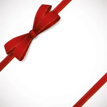 Red ribbon background Stock Illustration