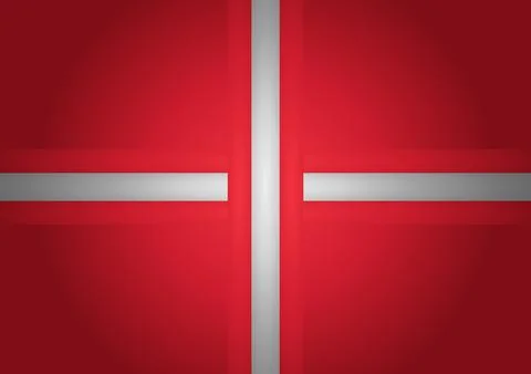 Red ribbon background on red background Stock Illustration