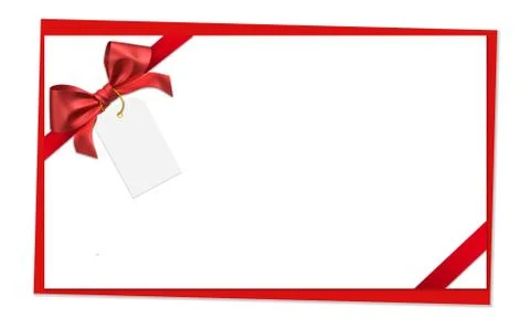 Red ribbon bow Stock-Illustration