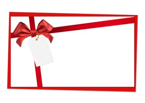 Red ribbon bow Illustration
