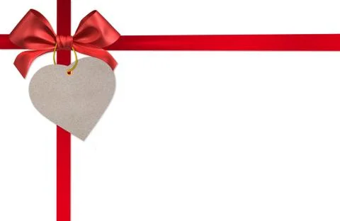 Red ribbon bow Stock-Illustration