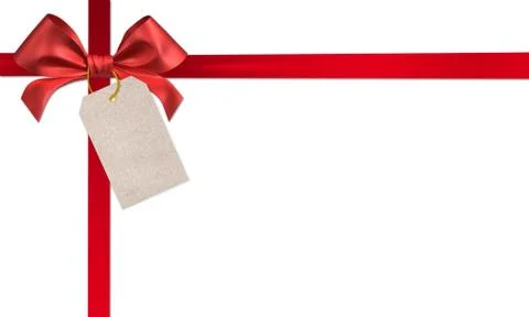 Red ribbon bow Stock-Illustration