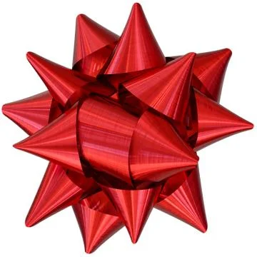 Red Ribbon Bow Illustrazione stock