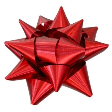 Red Ribbon Bow Stock Illustration