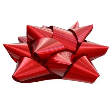 Red Ribbon Bow Stock Illustration