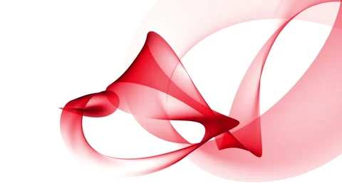 Red ribbon Stock Footage
