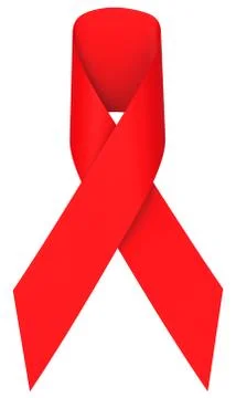 The red ribbon Stock Illustration