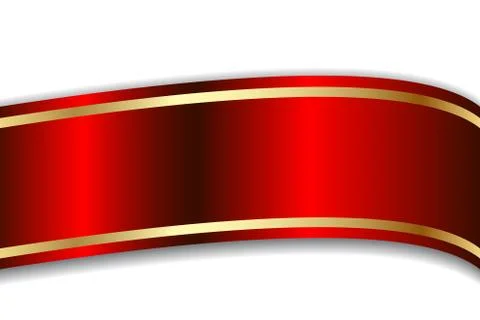 Red ribbon Stock Illustration
