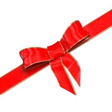 Red ribbon Stock Illustration