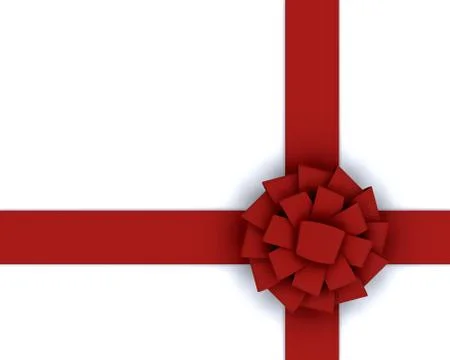 Red ribbon Stock Illustration