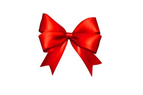 Red ribbon illustration work Stock Illustration