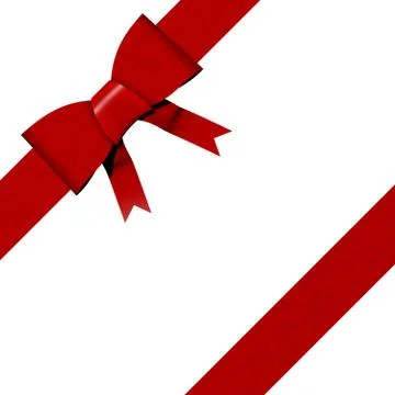 Red Ribbon Package Illustrazione stock