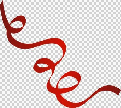 Red ribbon patterns, gift, valentines, birthday Illustrazione stock