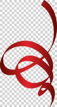 Red ribbon patterns, gift, valentines, birthday Illustrazione stock