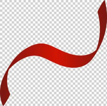 Red ribbon patterns, gift, valentines, birthday Illustrazione stock