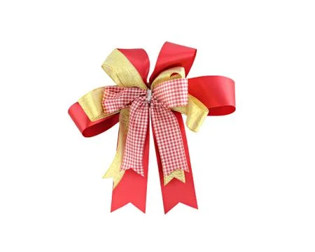 Red ribbon. Stock Photos