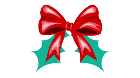 Red Ribbon Tie Leaf Stock Footage 260101450