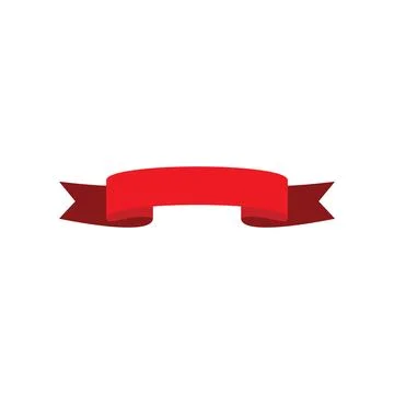 Red ribbon vector Stock Illustration