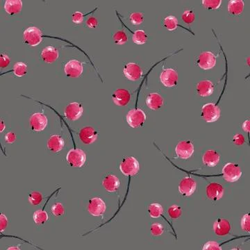 Red ribes on the grey background Stock Illustration