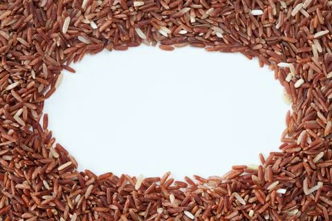 Red rice background Stock Photos