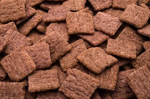 Red rice crackers Stock Photos