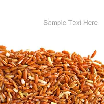 Red rice Foto stock