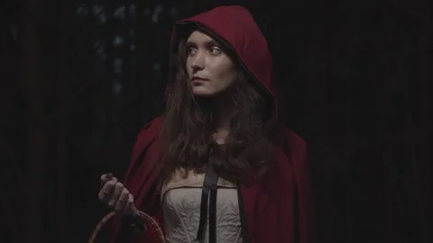 Red riding hood Stock Footage 140477628