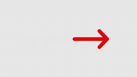 Red right arrow animation video Stock Footage 330432342
