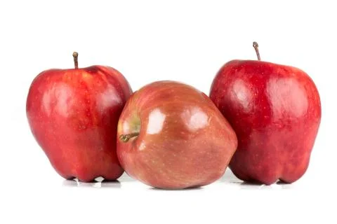 Red ripe apple Stock Photos