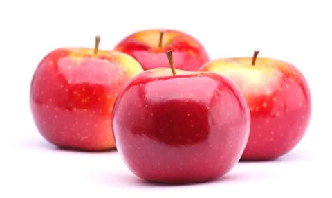 Red ripe apples Stock Photos