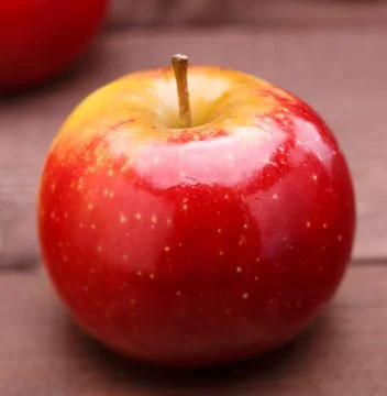 Red ripe apples Stock Photos