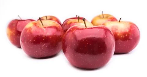 Red ripe apples Stock Photos