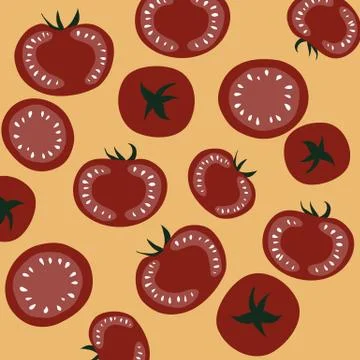 Red Ripe Tomatoes Stock Illustration
