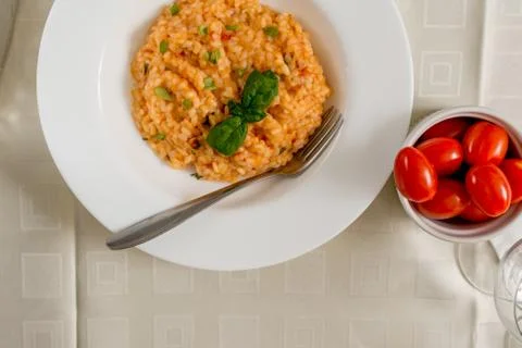 Red risotto Stock Photos