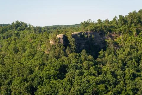 The Red River Gorge Geological Area in Kentucky Stock Photos