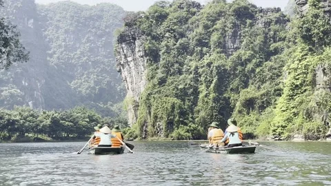 Red River Ninh Binh 動画素材 276165428