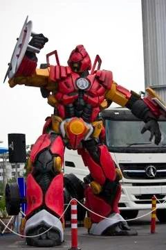 Red robot 스톡 사진