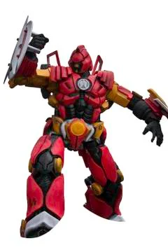 Red robot 스톡 사진