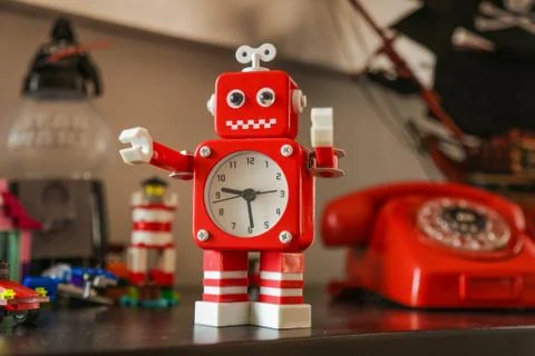 Red Robot Stock Photos