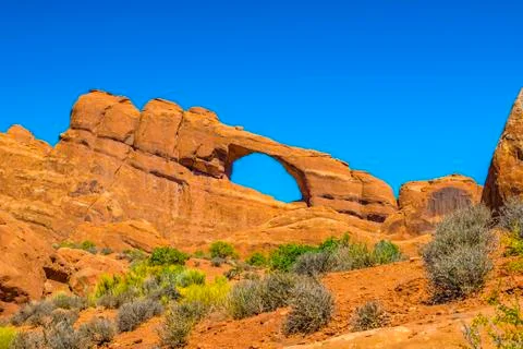 Red Rock Arch Stock Photos