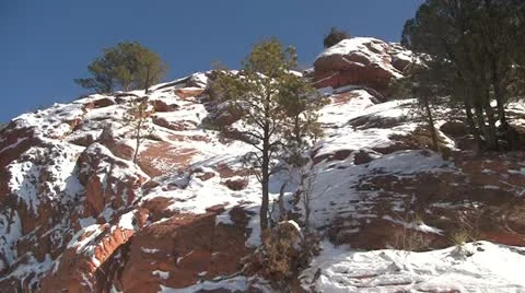 Red rock canyon Stock Footage 21260855