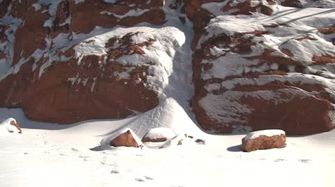 Red rock canyon Stock Footage 21260910