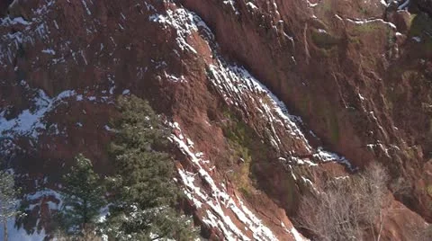 Red rock canyon Stock Footage 21261049