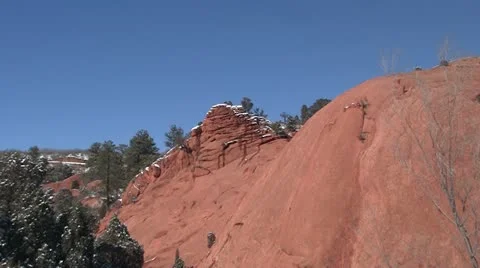 Red rock canyon Stock Footage 21261083