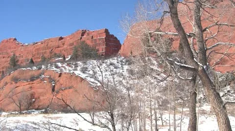 Red rock canyon Stock Footage 21262092