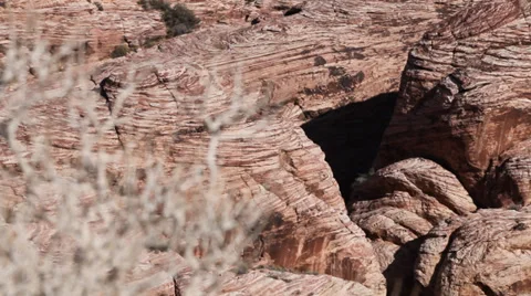 Red Rock Canyon Rack Focus 스톡 동영상 34282297